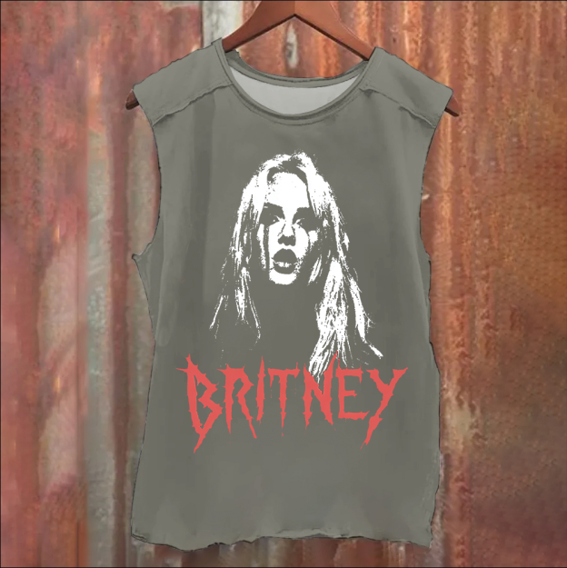 Britney Singer Vintage Washed Tank Top