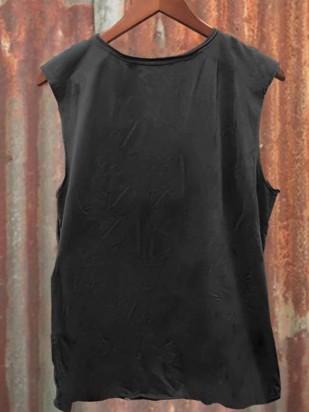 Unisex Tattoos Are Stupid Print Casual Tank Top