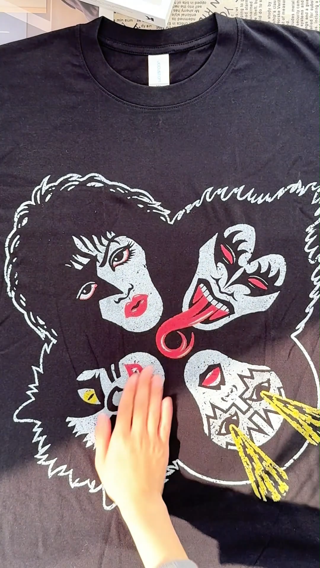 Kiss Rock Band cotton T-shirt