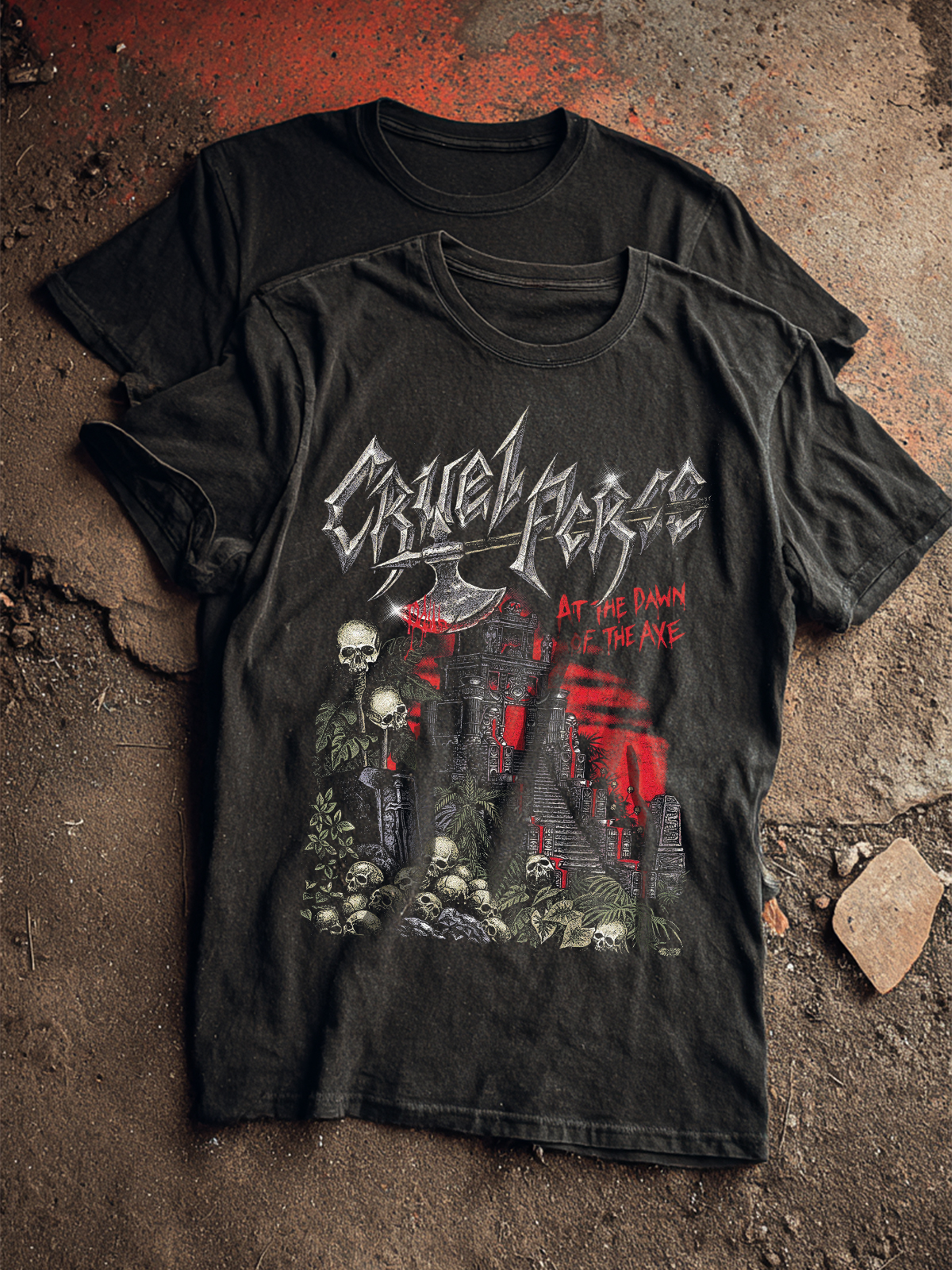Cruel Force Band At The Dawn Of The Axe Unisex Casual Printed Tank Top