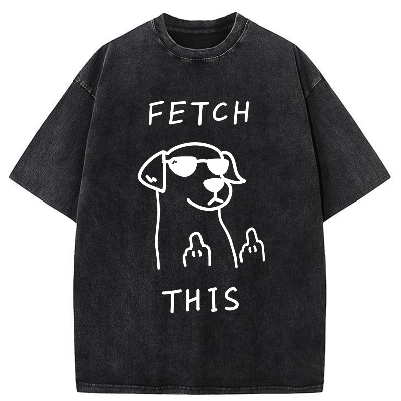  Rebellious Dog Washed T-Shirt