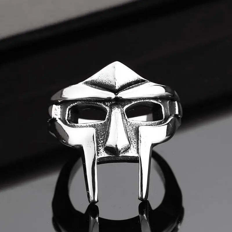 MF Doom Mask Stainless Steel Ring
