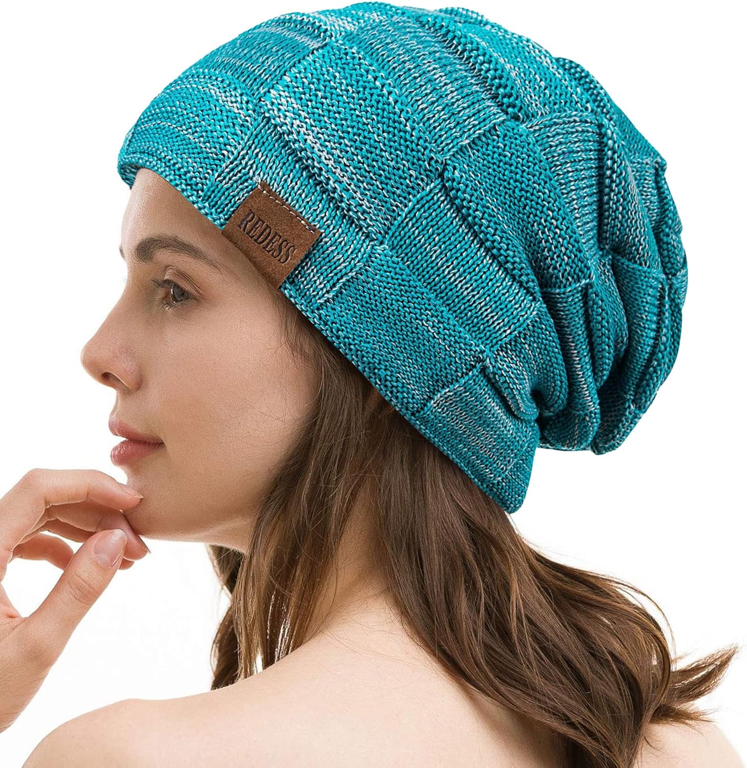  Beanie Hat for Men and Women Winter Warm Hats Knit Slouchy Thick Skull Cap