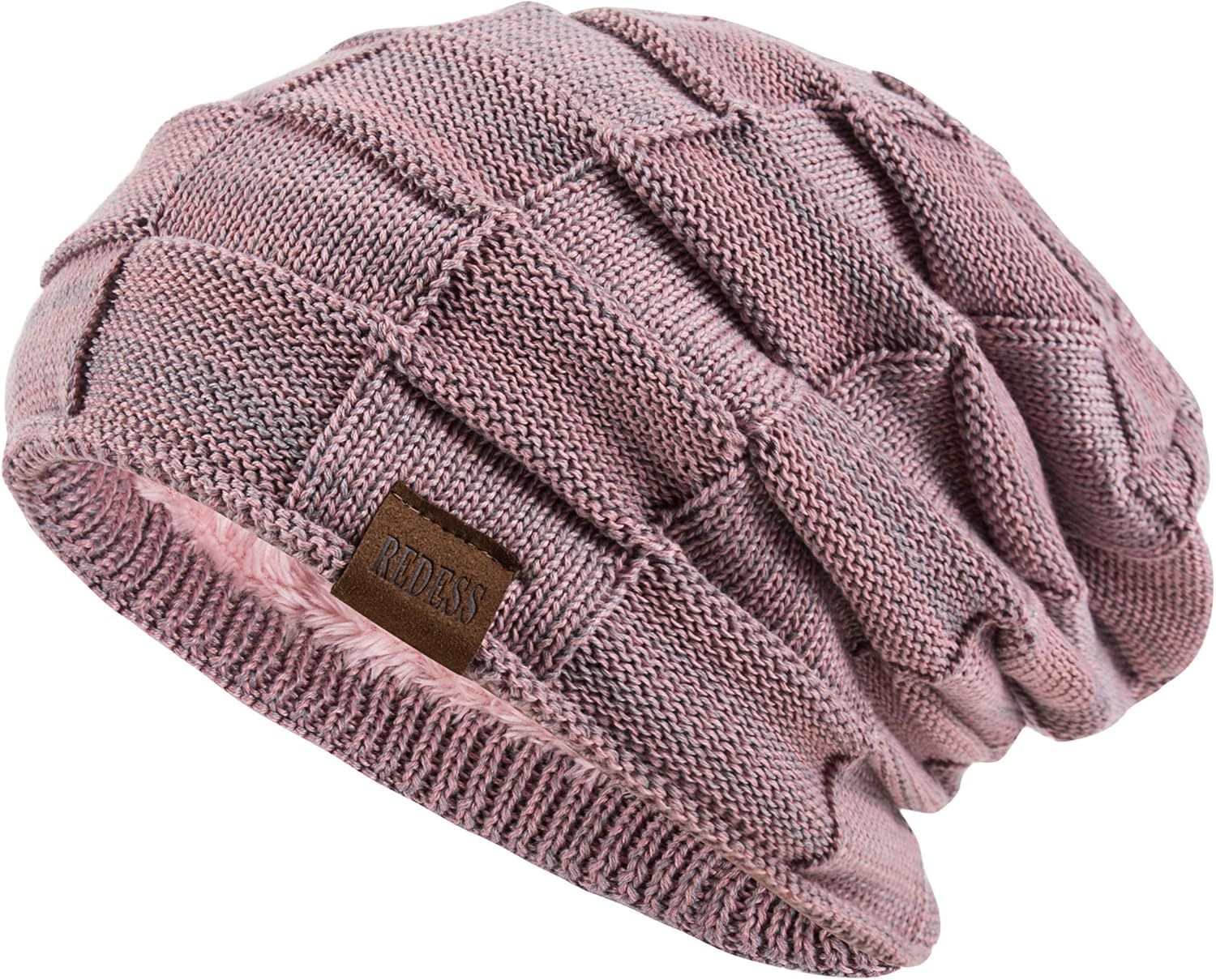  Beanie Hat for Men and Women Winter Warm Hats Knit Slouchy Thick Skull Cap