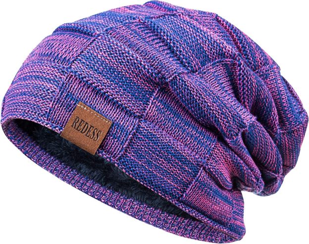  Beanie Hat for Men and Women Winter Warm Hats Knit Slouchy Thick Skull Cap