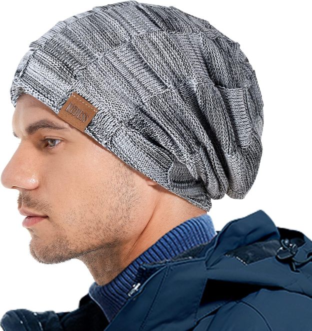  Beanie Hat for Men and Women Winter Warm Hats Knit Slouchy Thick Skull Cap