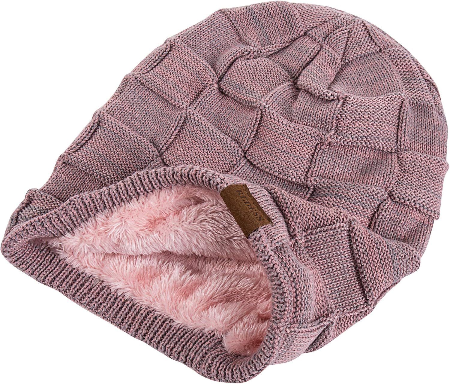  Beanie Hat for Men and Women Winter Warm Hats Knit Slouchy Thick Skull Cap