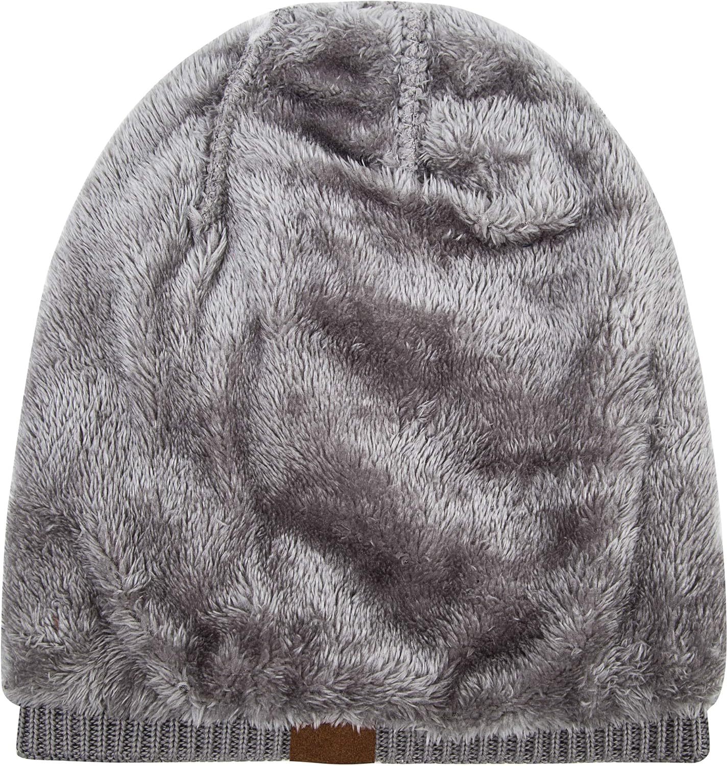  Beanie Hat for Men and Women Winter Warm Hats Knit Slouchy Thick Skull Cap