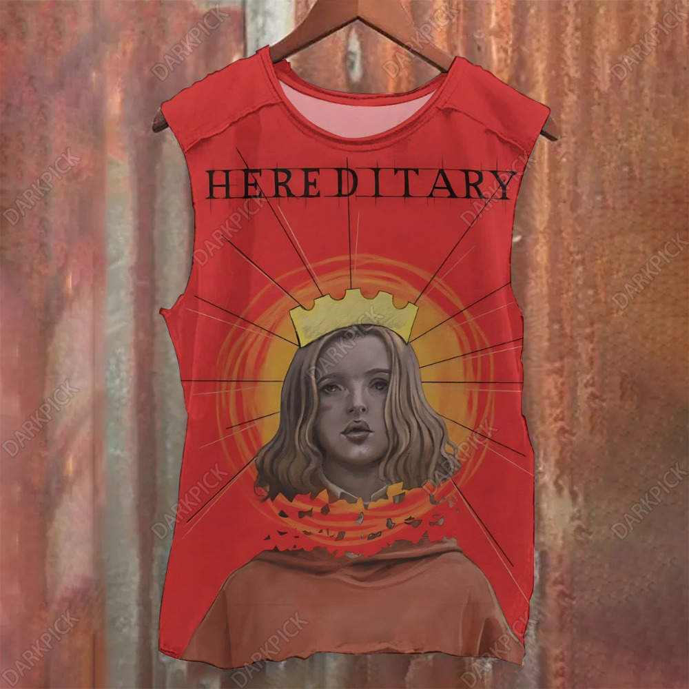 Unisex Casual Hereditary moive poster  Printed Tank Top