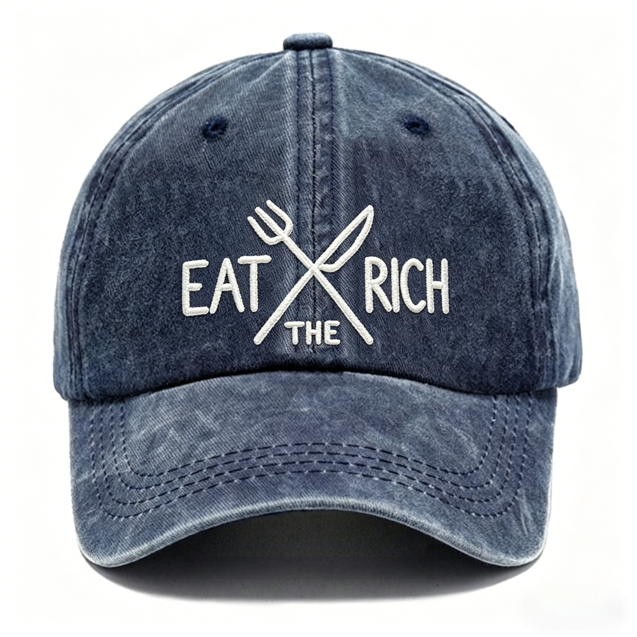 Eat the Rich Embroidered hat 