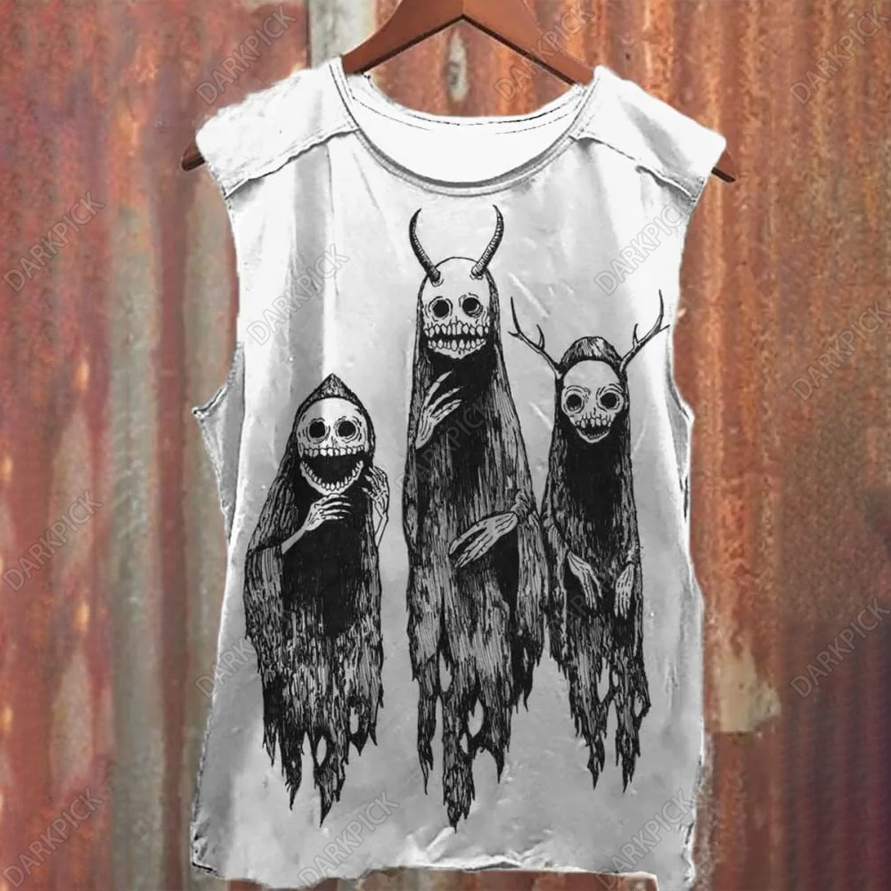 Horror Art Unisex Essential Tank Top