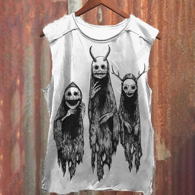 Horror Art Unisex Essential Tank Top