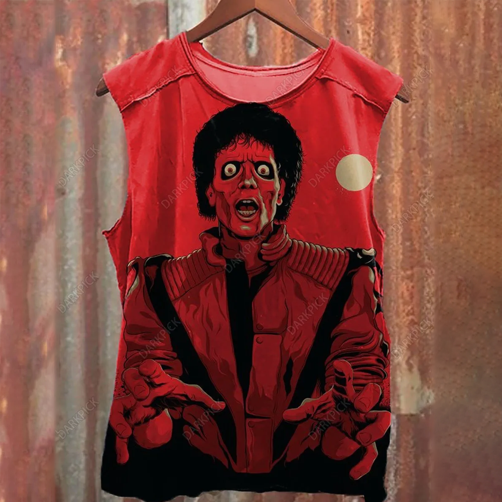 Retro Michael Jackson - Thriller Art Unisex Classic Tank Top