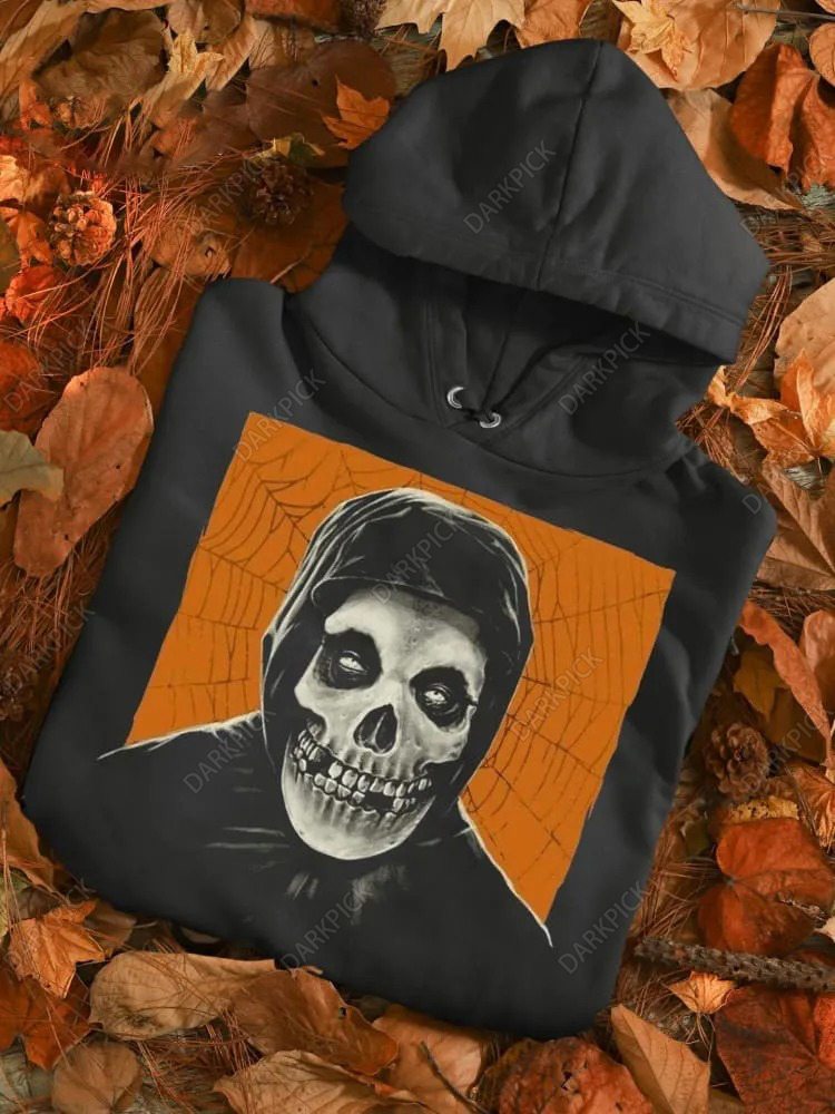 Halloween Skeleton Print Unisex Hoodie Sweatshirt