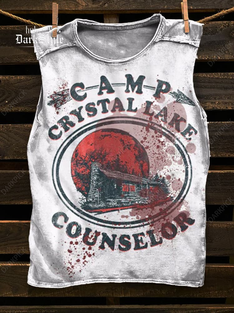 Bloody Camp Crystal Lake Counselor Unisex Classic Tank Top