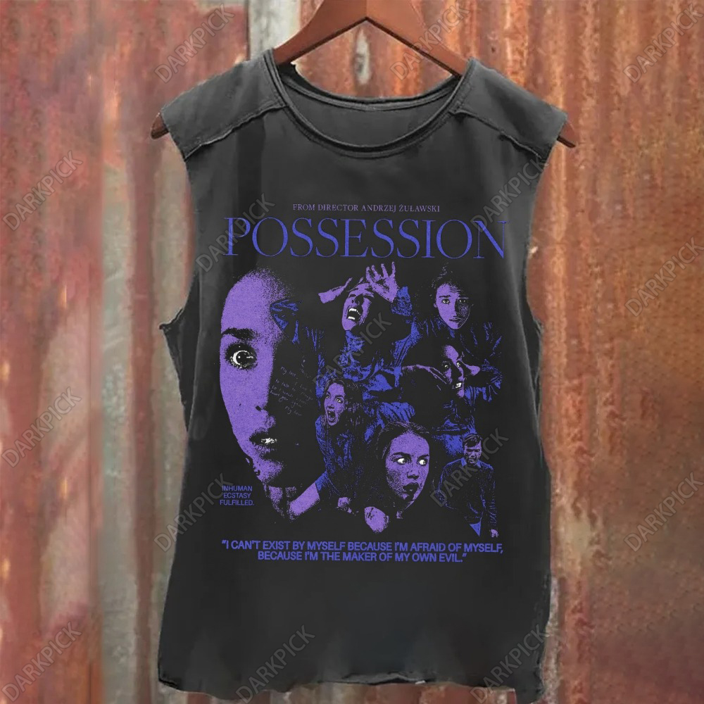 Unisex Vintage Washed  Possession Tank Top