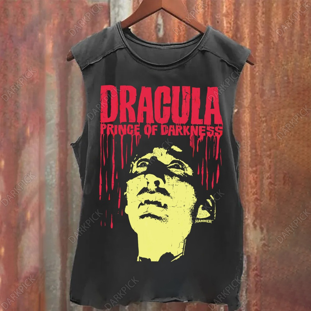 Unisex Vintage Washed  Dracula: Prince of Darkness Tank Top
