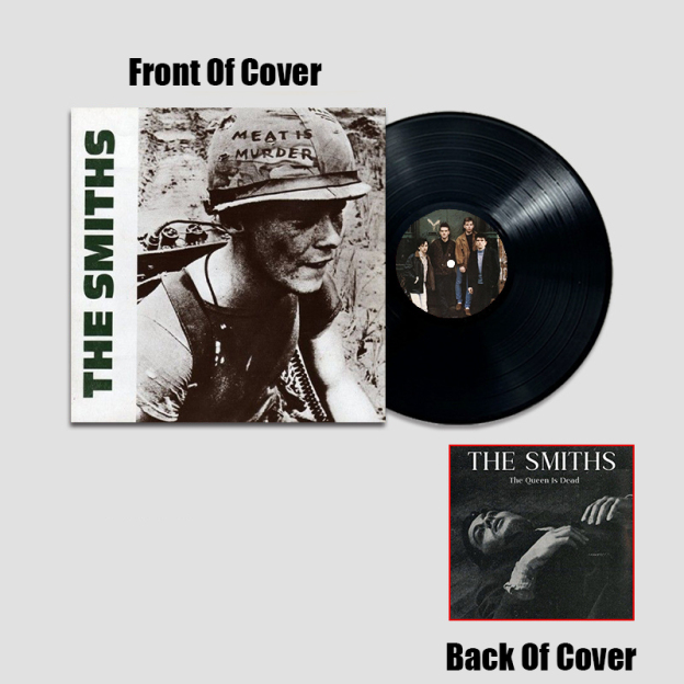 The Smiths Band Simulated Concert Record Vinyl Discs Decorate The Room Walls