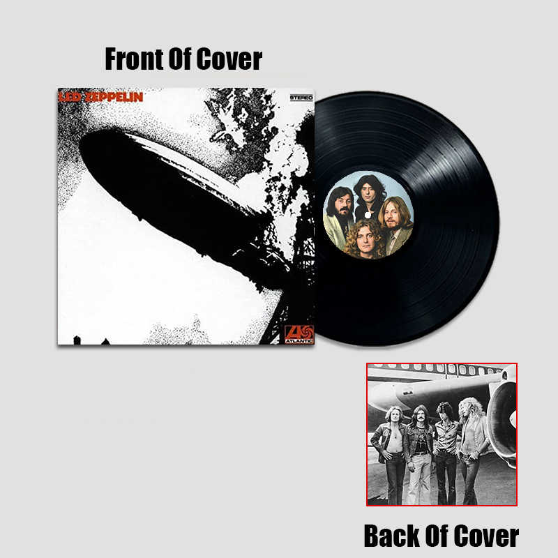  Led Zeppelin Band Simulated Concert Record Vinyl Discs Decorate The Room Walls