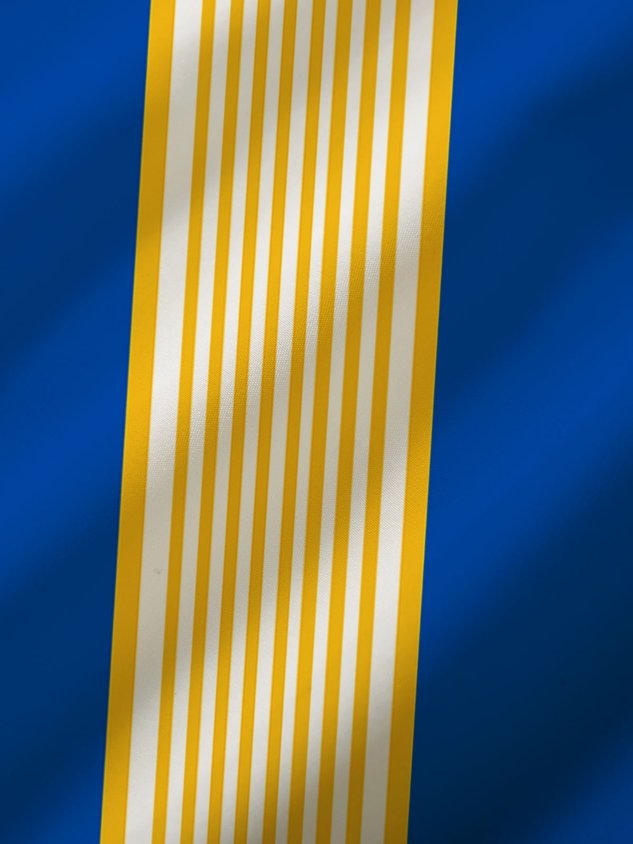 Darkpick® Retro Beer Cartoon Stripe Print Men's Button Pocket Short Sleeve Shirt