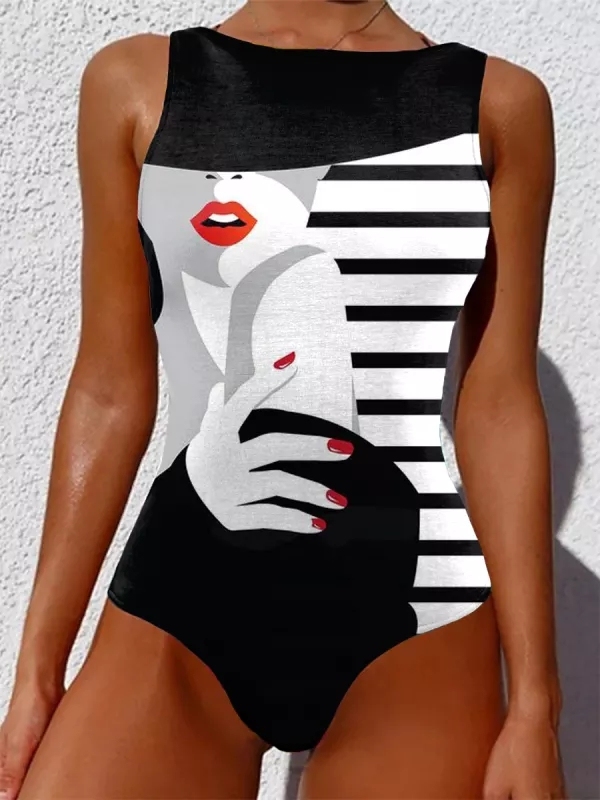 Fashion Sexy Printed Swimsuit