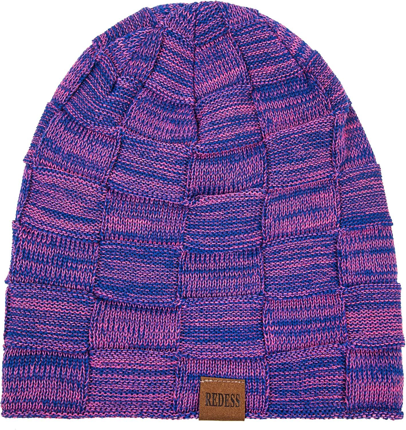  Beanie Hat for Men and Women Winter Warm Hats Knit Slouchy Thick Skull Cap