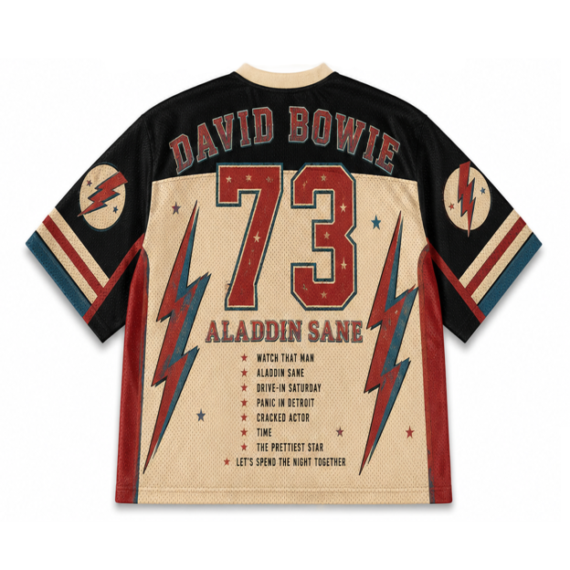 David Bowie Jersey Shirts