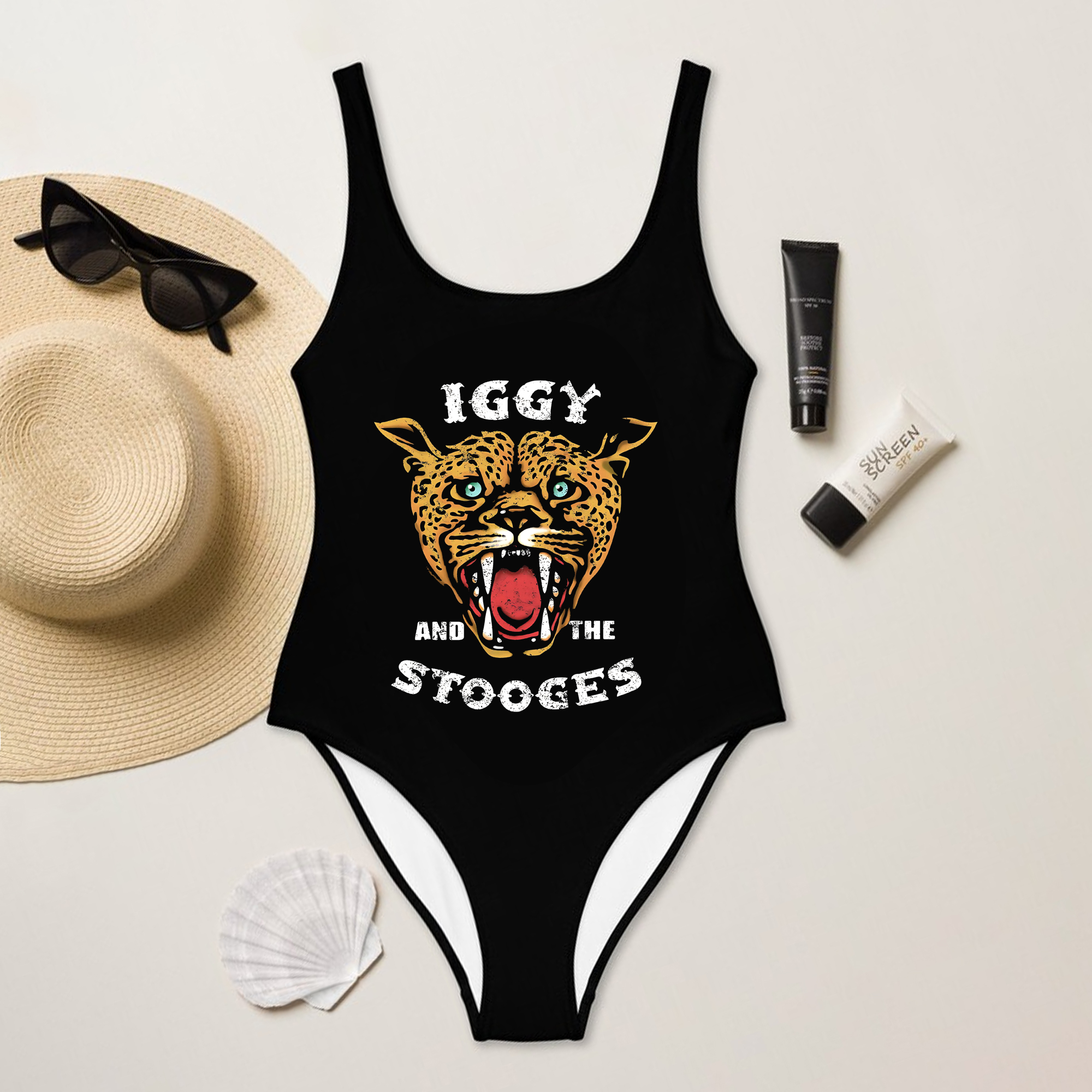 Iggy And The Stooges One Piece Swimsuit 