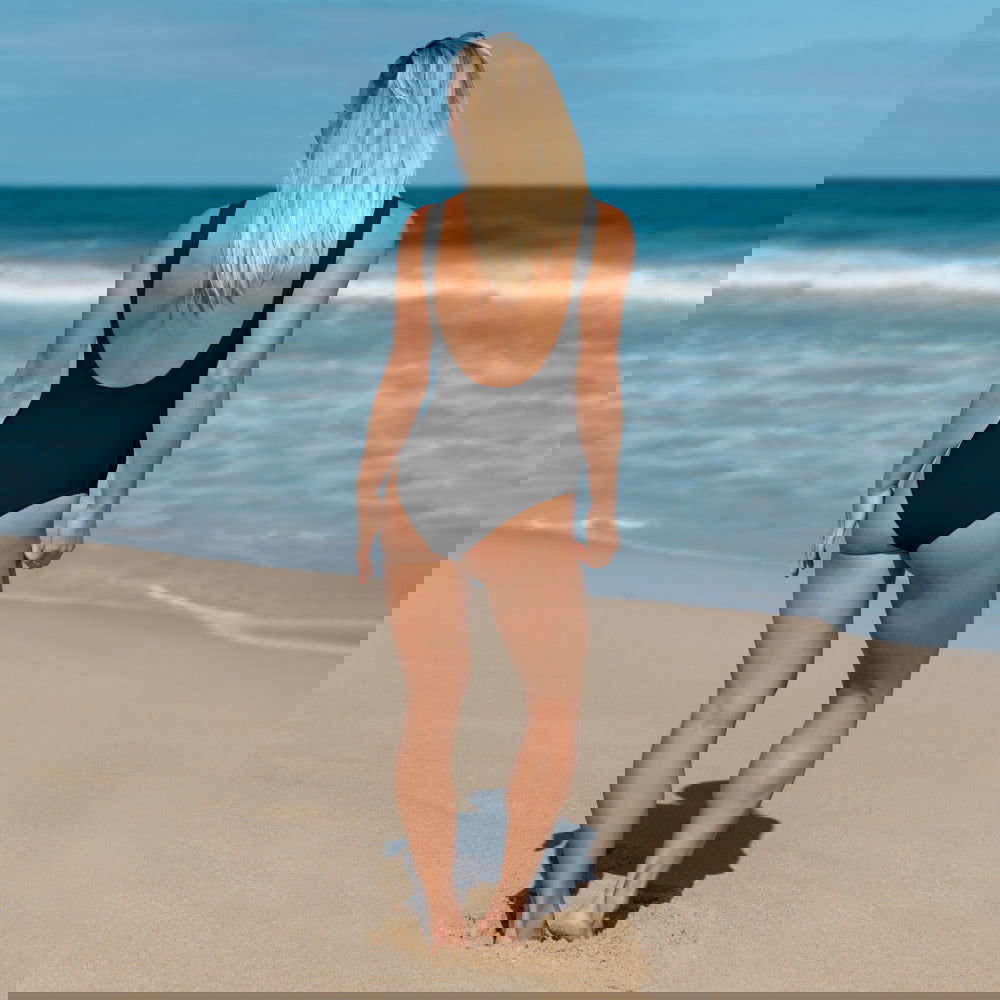 Bathing Suit America Eagle Flag / Also Plus Size Swimwear / Black Swimsuit