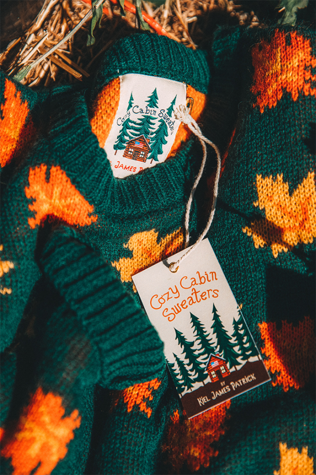 The Big Cozy Fall Leaf Sweater