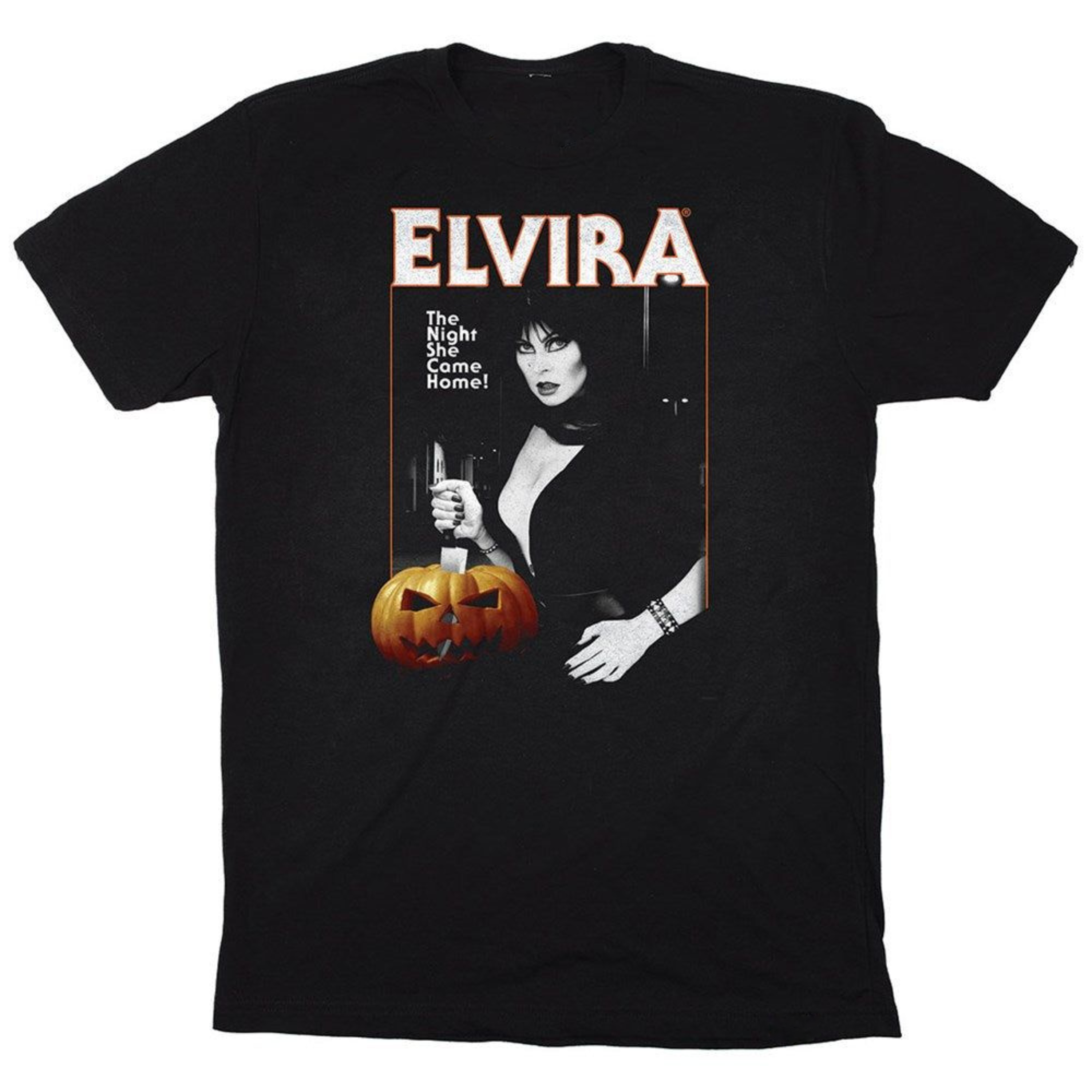 Elvira Haddonfield Halloween cotton T-shirt