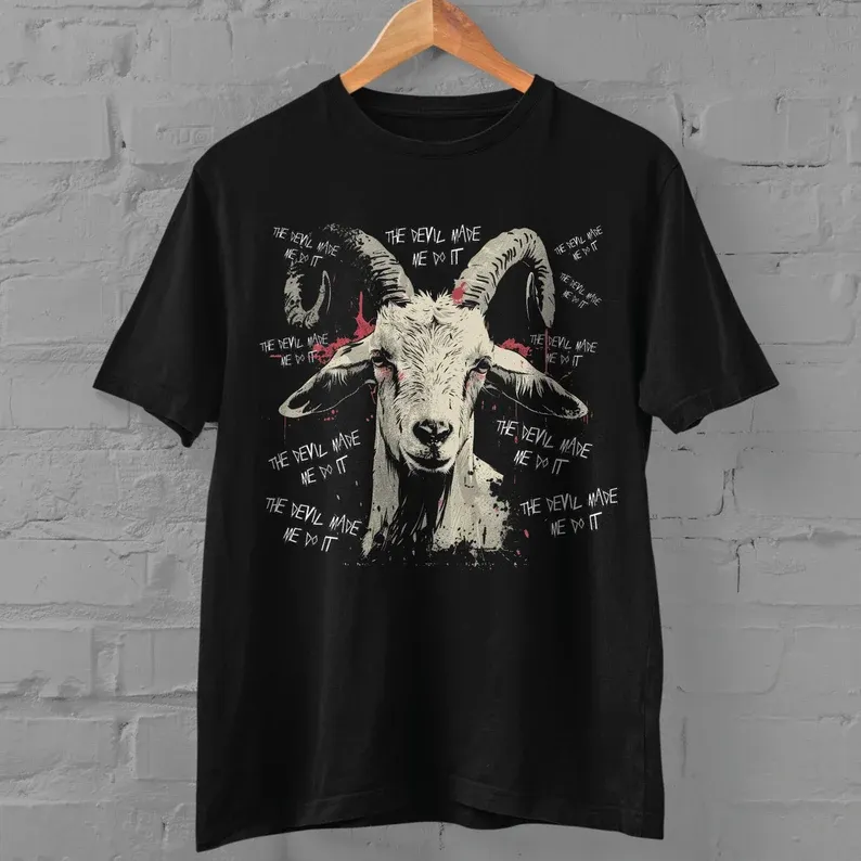 Evil Goat cotton T-shirt