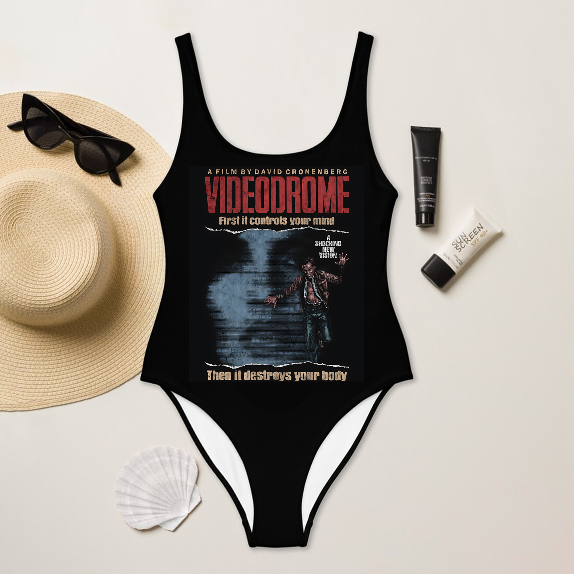 Videodrome One Piece Swimsuit 