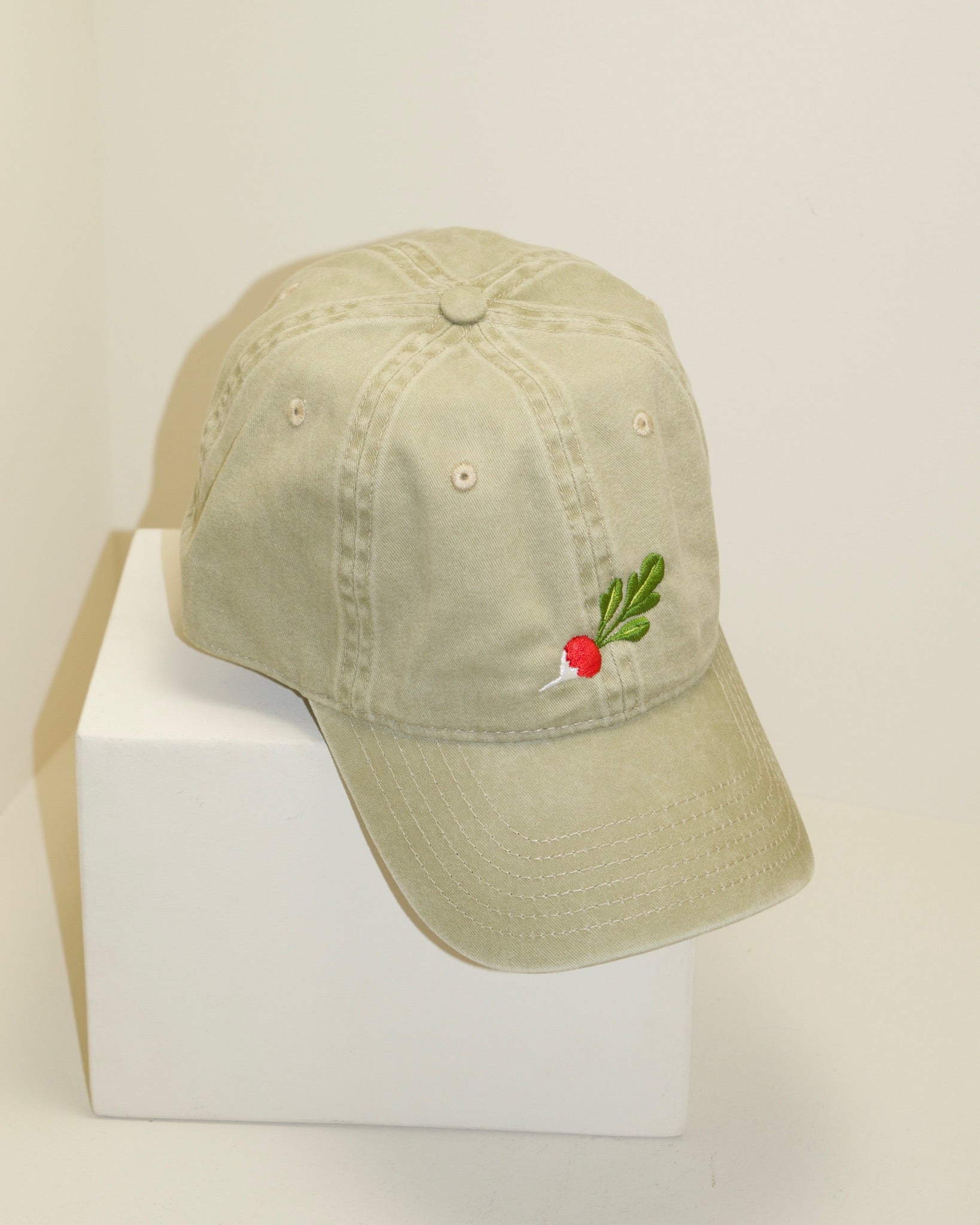 Embroidered  Radish Hat