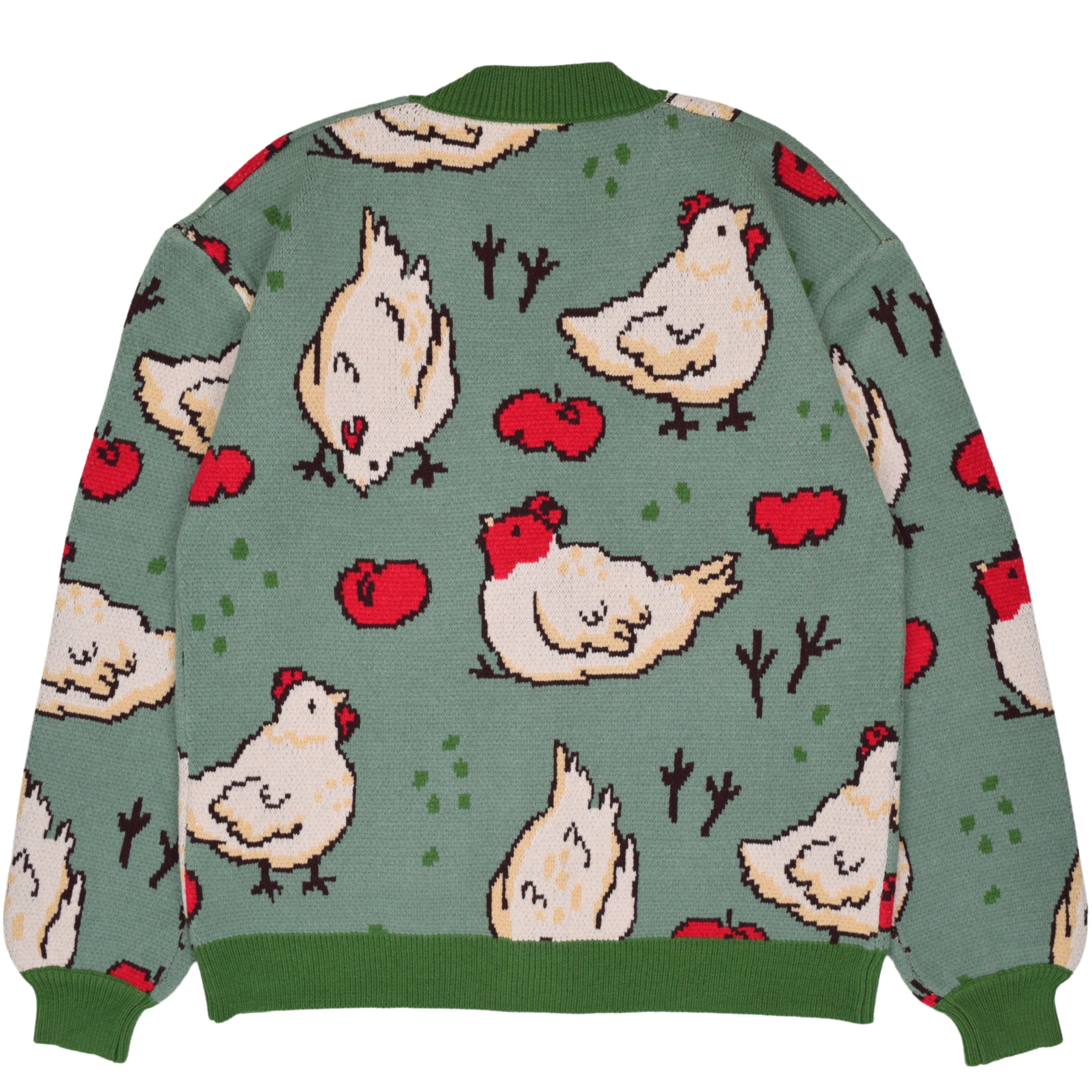 Green Chicken Cardigan