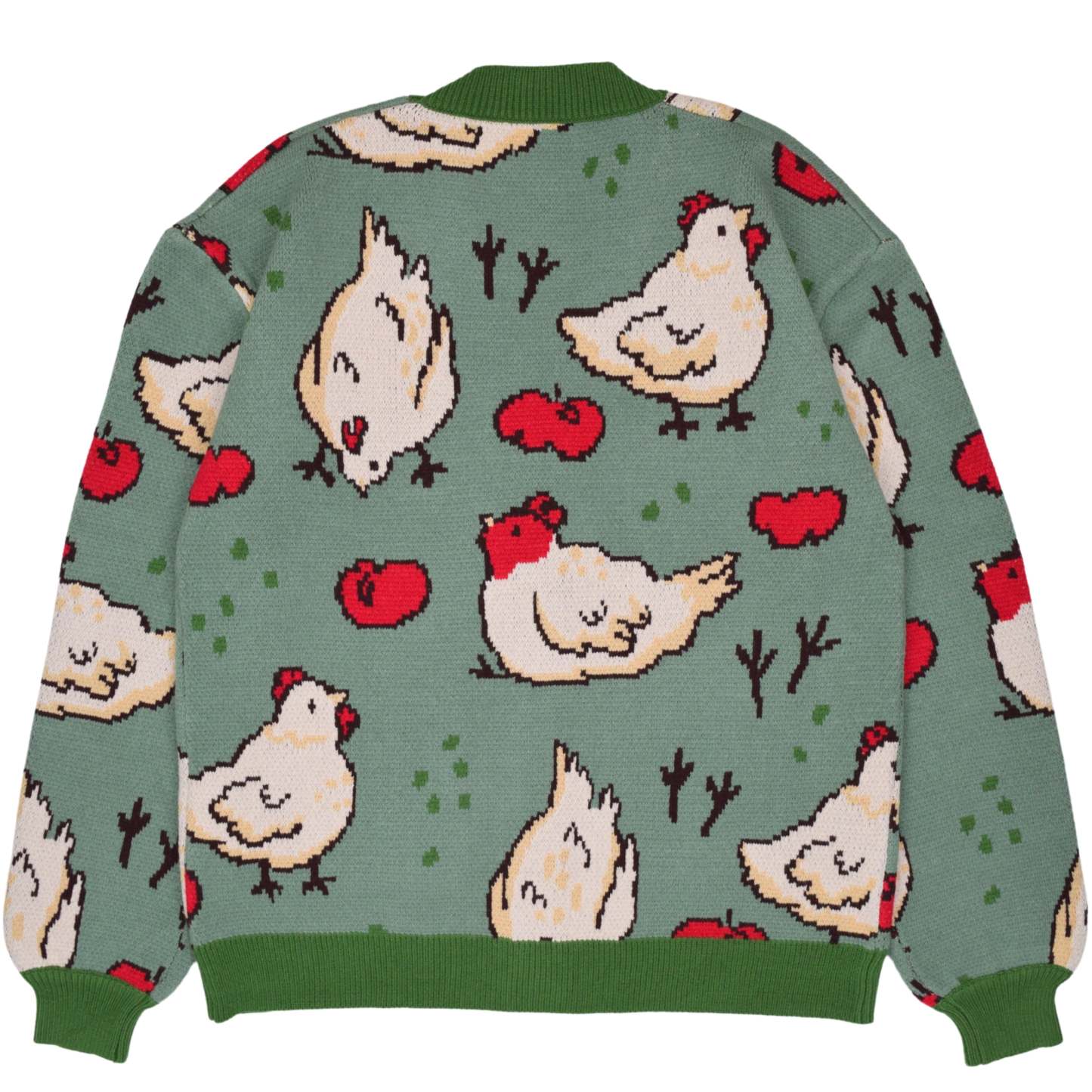 Green Chicken Cardigan