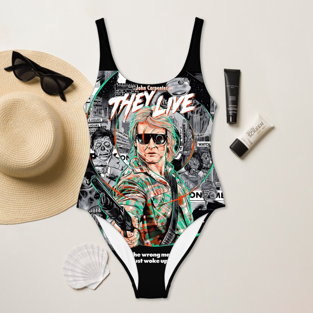  John Carpenter's They Live One Piece Swimsuit 