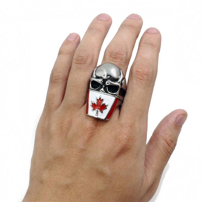 US, TX or CDN Skull Ring