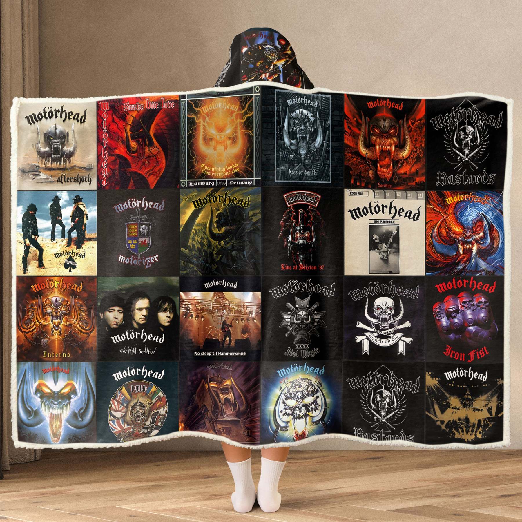 Motörhead Wearable Hooded Blanket – A Heavy, Cozy Blast of Rock ’n’ Ro