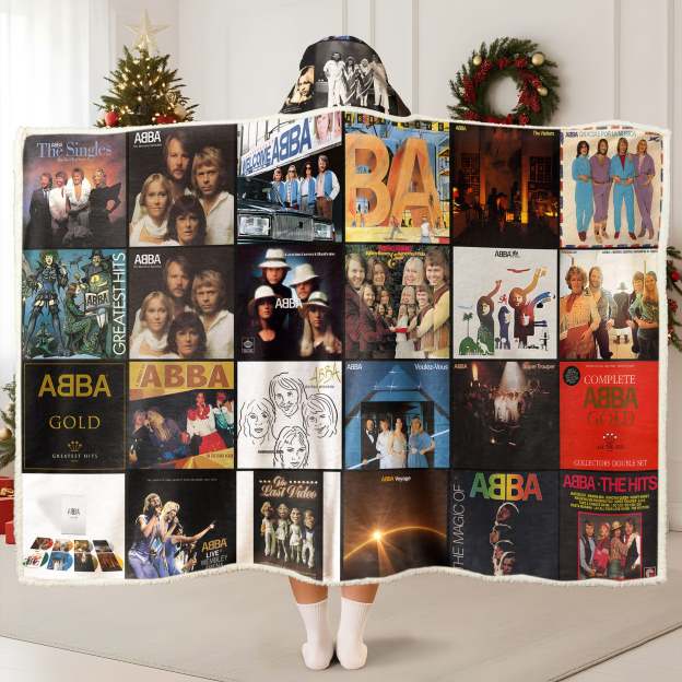 ABBA Wearable Hooded Blanket – A Warm, Cozy Burst of Disco Nostalgia