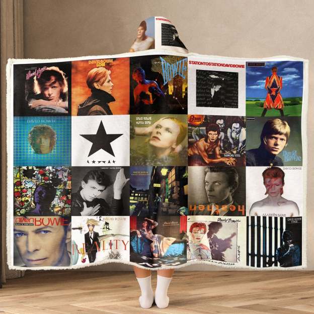 David Bowie Wearable Hooded Blanket – The Starman Comfort Edition