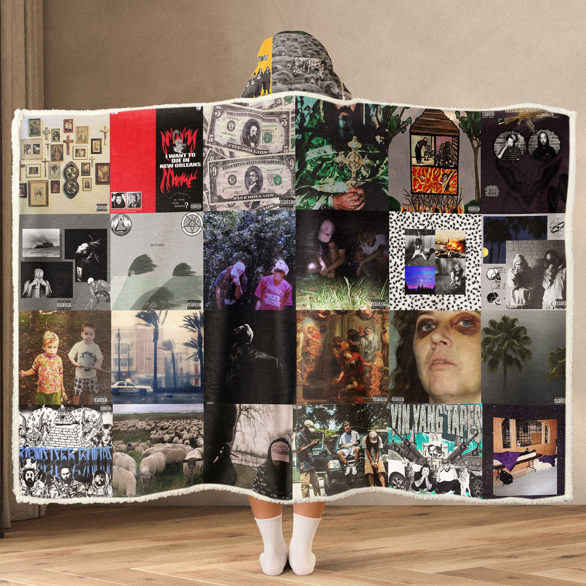 $uicideboy$ Wearable Hooded Blanket – Underground Spirit