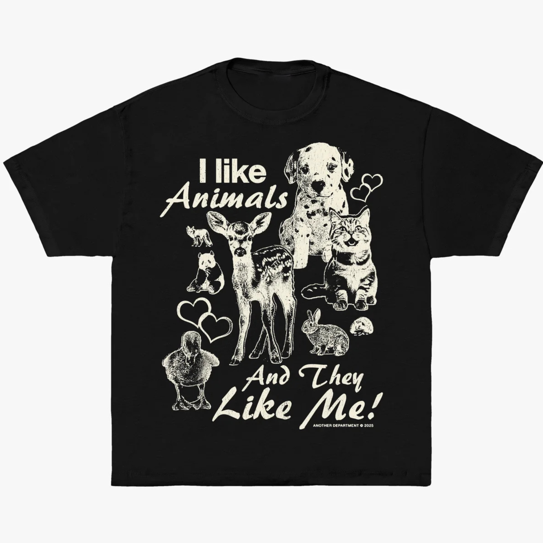 I Like Animals cotton T-shirt