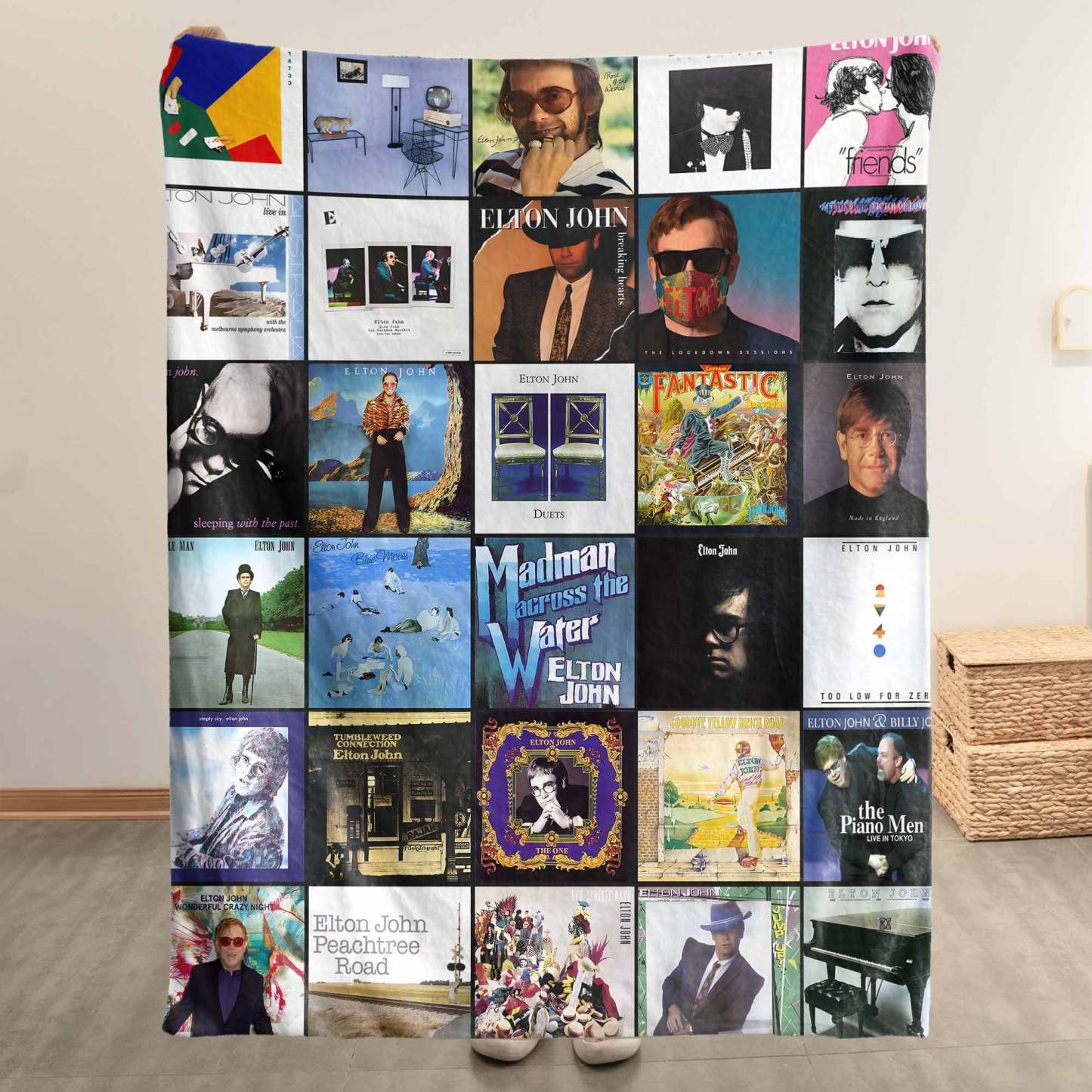 Elton John Sherpa Blanket – A Colorful Journey Through the Rocket Man’s Legacy