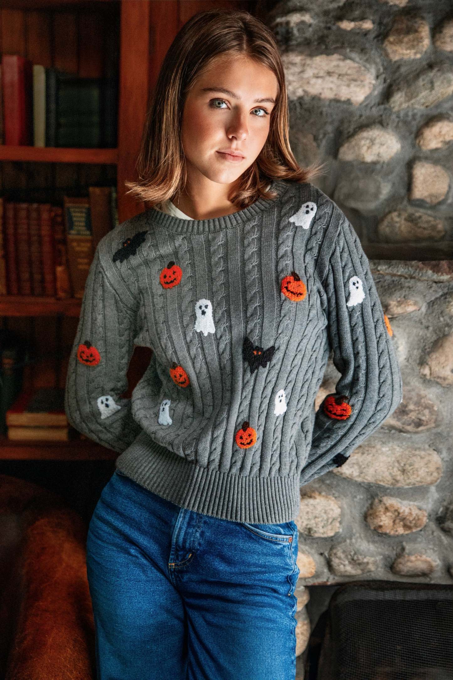 The Haunting Hour Cable Knit Sweater