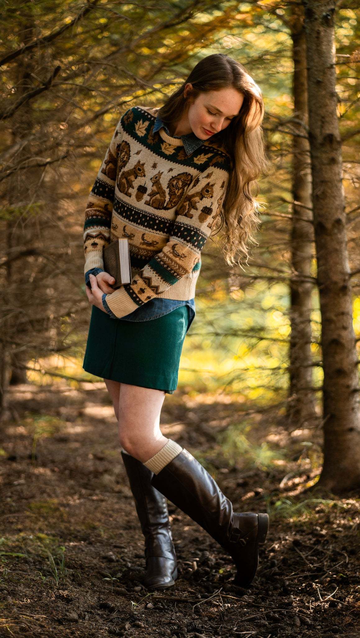 Squirrel Nut Harvest Sweater