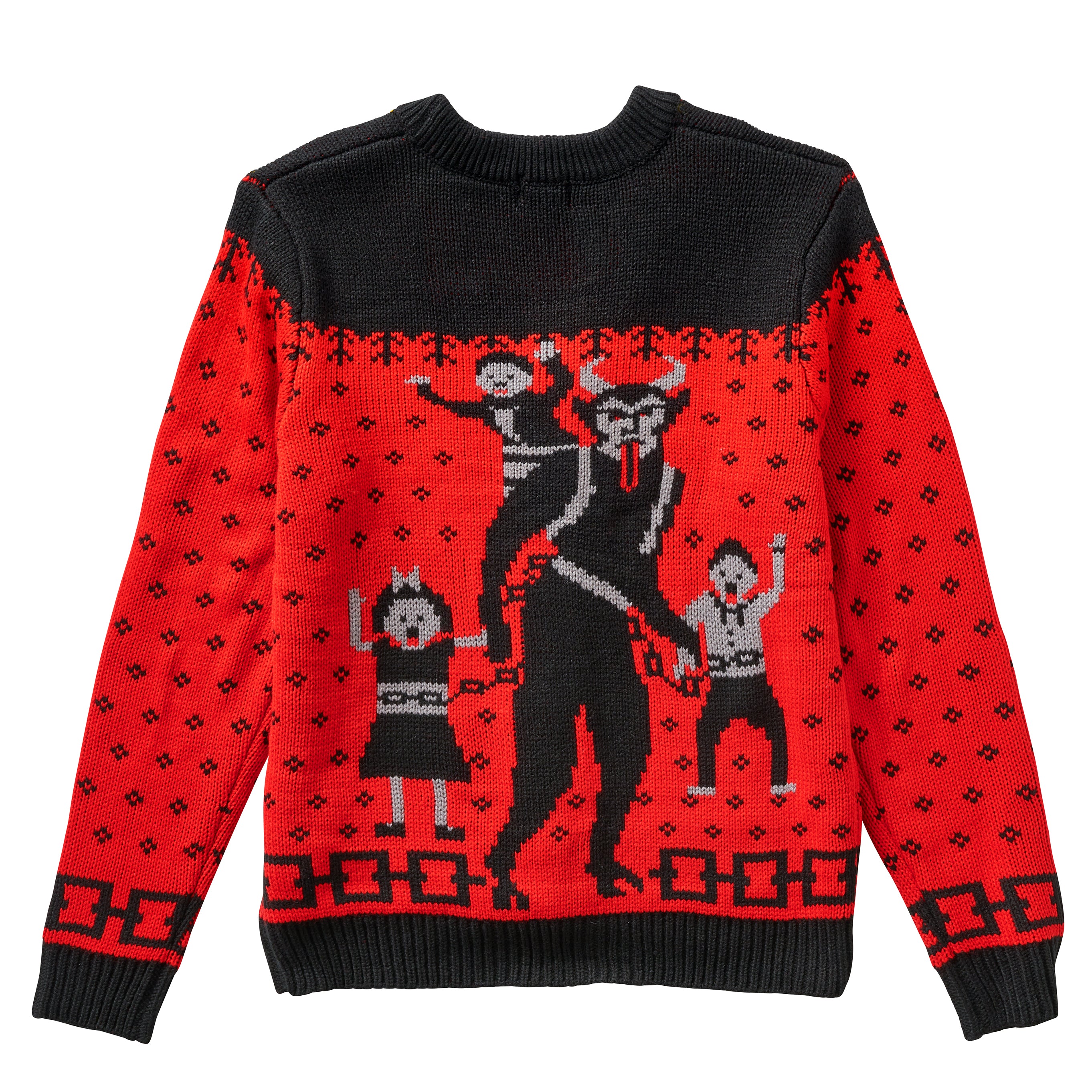 Krampus the Christmas Devil Cardigan