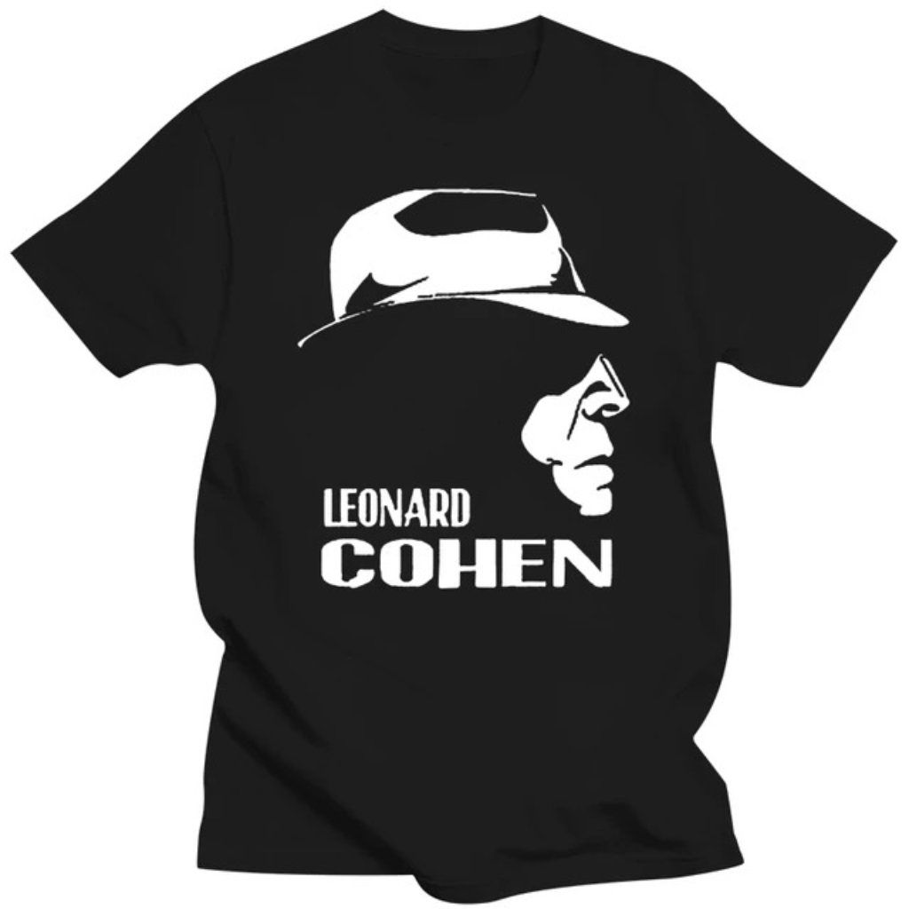 Leonard Cohen Singer cotton T-shirt