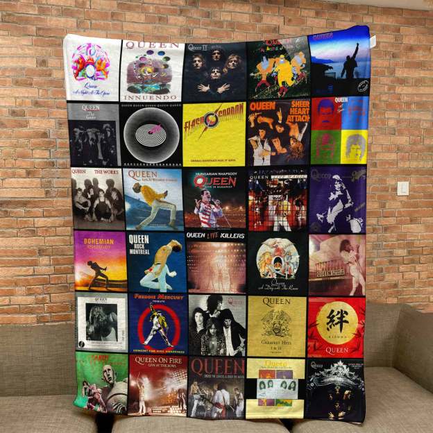 Queen Sherpa Blanket – A Royal Tribute to Legendary Albums