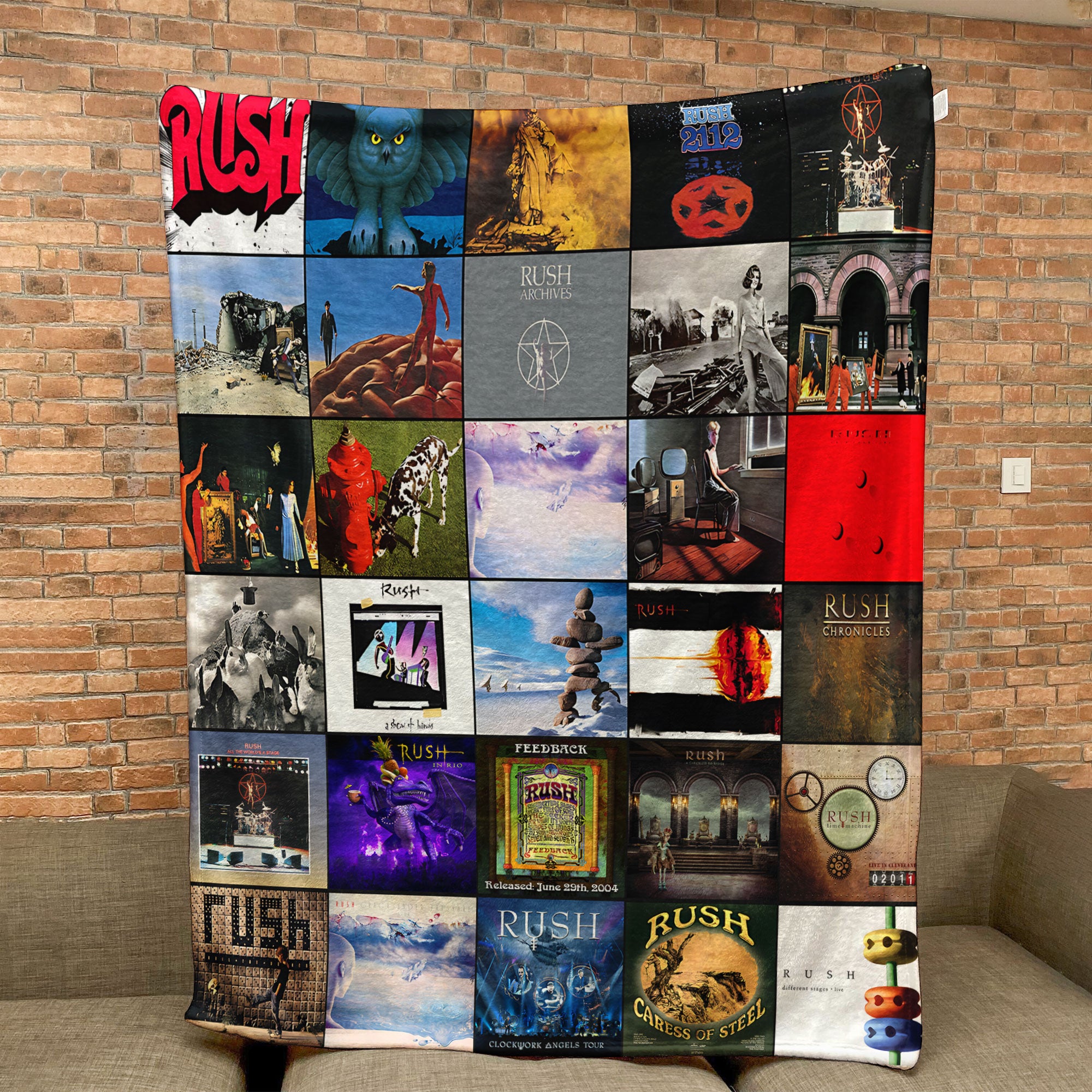 Rush Sherpa Blanket – A Progressive Rock Tribute in Ultimate Comfort